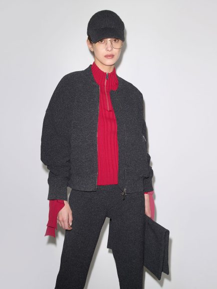 BOMBER EFFETTO MELANGE