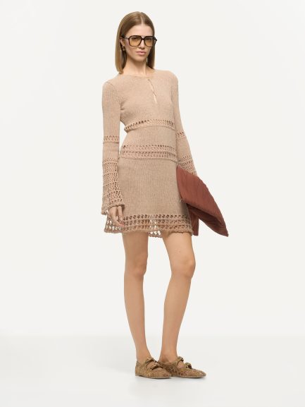 ABITO CORTO CON LAVORAZIONE TRAFORATA
