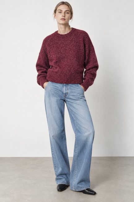 PARICOLLO MISTO CASHMERE, MOHAIR E SETA Melograno