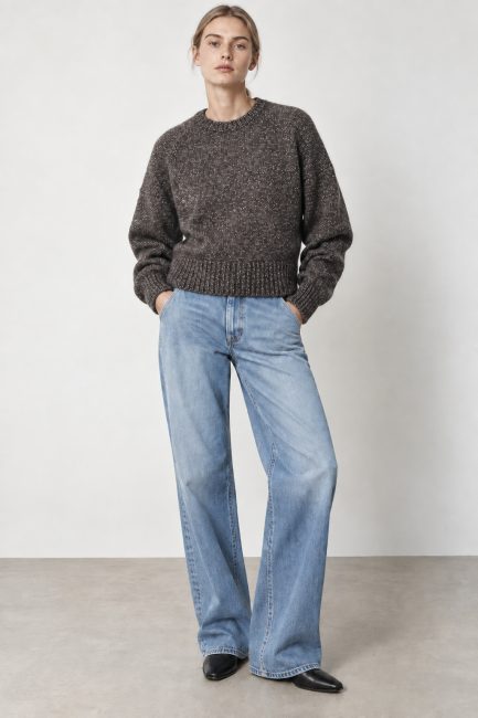 PARICOLLO MISTO CASHMERE, MOHAIR E SETA Mocha