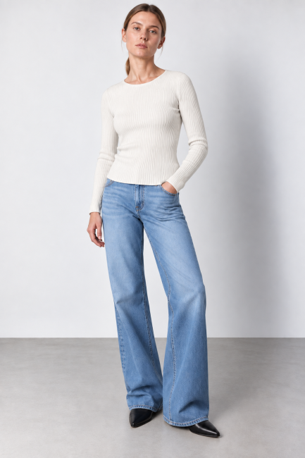 PARICOLLO COSTE IN LANA Bianco